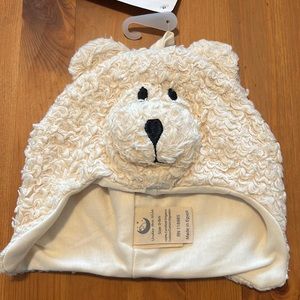 Teddy bear beanie for baby